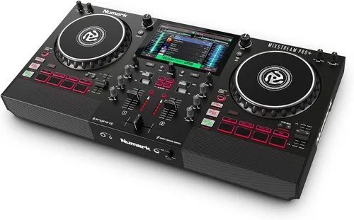 Vista 8 de Numark Mixstream Pro+ Controlador DJ e interfaz DMX para música en vivo, sets de DJ, eventos, producción musical