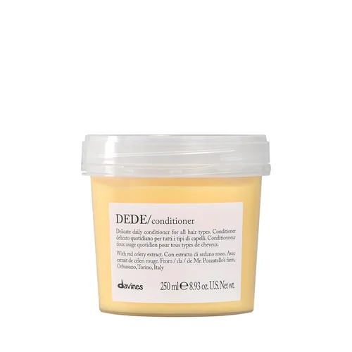 Vista 14 de Davines DEDE/Conditioner, Daily Lightweight Detangling Formula for Fine & Medium Hair - Gentle Mineral-Rich Moisturizing Treatment with Red Celery