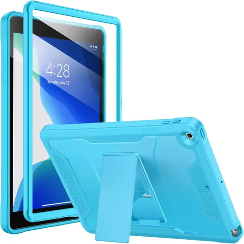 Vista 19 de Soke Funda para iPad de 9ª/8ª/7ª generación de 10.2 pulgadas (versión 2021/2020/2019), con protector de pantalla integrado y soporte, funda