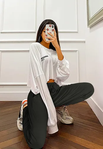 Vista 5 de Envlon Womens Yoga Sweatpants Loose Lightweight Workout Joggers Pants Drawstring Comfy Casual Lounge Pants with Pockets