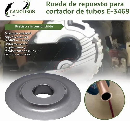 Vista 5 de E-3469 Modelo Tubing Cutter Reemplazo Rueda (4 Unids) Para 41317 Piezas De Repuesto De Máquina De Corte