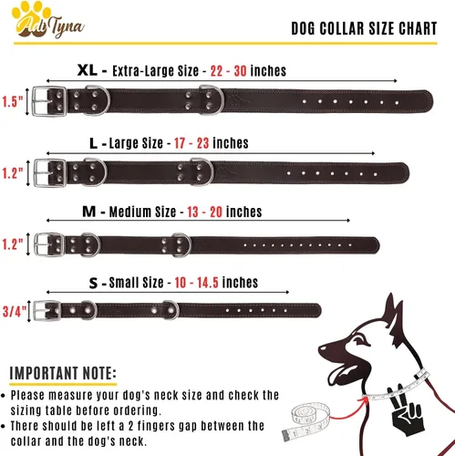 Vista 2 de Collar de perro de cuero negro resistente, collar de perro suave y fuerte para cachorros o razas pequeñas