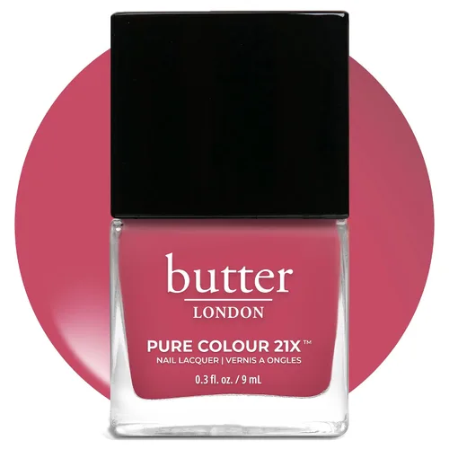 Vista 21 de butter LONDON PC21X Esmalte de uñas – Secado rápido, color de larga duración con acabado similar al gel y laca de uñas resistente a las virutas que