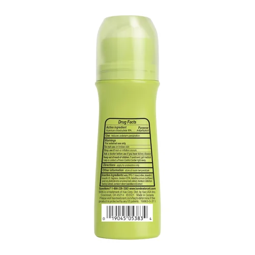Vista 11 de Ban Desodorante Antitranspirante Roll-on Invisible para Mujeres y Hombres, Protección contra Olor y Sudor de Axilas por 24 Horas, Powder Fresh, 3.5