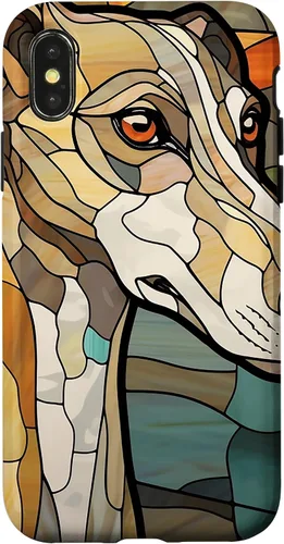 Vista 5 de Carcasa para iPhone 11 Pro Greyhound Dog