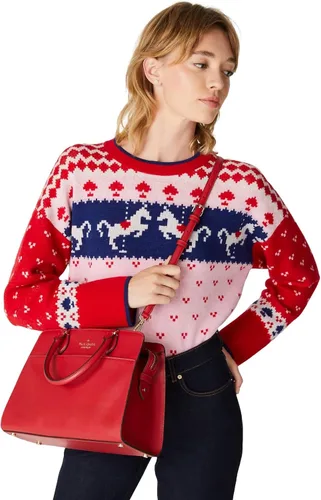 Vista 2 de Kate Spade New York Bolso Madison Medium Satchel Saffiano de cuero