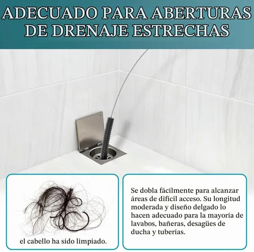 Vista 8 de Kit limpiador de ventilación de secadora - Cepillo largo de limpieza de ventilación de secadora, removedor de pelusa para secadora, kit de limpieza