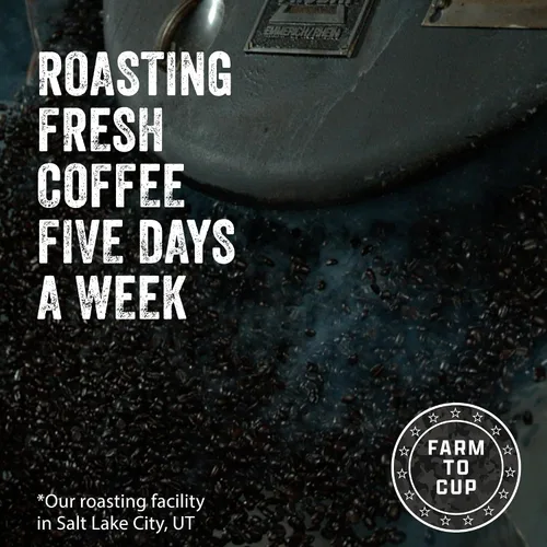 Vista 8 de Black Rifle Coffee Company Gunship Roast, bolsa de 12 onzas, café molido tostado ligero, mezcla tostada hecha de granos arábigos, granos colombianos