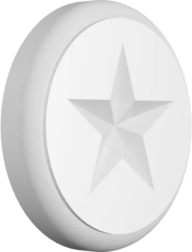 Vista 19 de Ekena Millwork ROSP030X030X100GRY08 Roseta estándar con borde redondeado, PVC