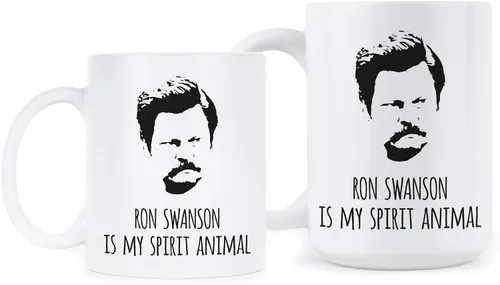Vista 2 de We Got Good Ron Swanson Is My Spirit Animal Ron Swanson Taza