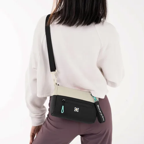 Vista 73 de Sherpani Skye - Bolso cruzado pequeño, de nailon, ligero, para mujer, con protección RFID