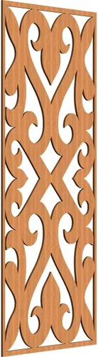 Vista 34 de Keene Paneles de pared decorativos de madera con calado, 9 3/8 pulgadas de ancho x 24 3/8 pulgadas de alto x 1/4 de alto, abedul Birch