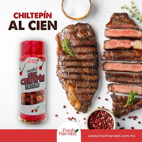 Vista 4 de Chiltepin Chile Entero 30 g (0.06 lb) Paquete de 30 Piezas Cosecha Fresca