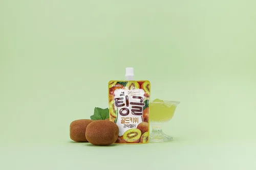 Vista 5 de Rawel Thingle Delicious Konjac Jelly - 1 caja (2.82 oz x 10 paquetes) / 6 calorías por bolsa, sin azúcar, baja en calorías, gelatina de sabor a