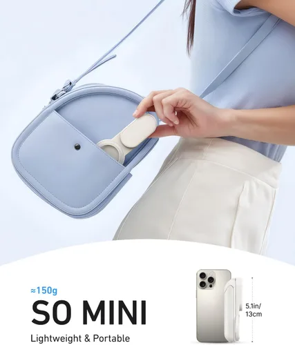 Vista 6 de TELESIN - Mini palo magnético para selfie, trípode para teléfono para iPhone 17 16 y Android Portable Pocket-Size Phone Stand with Zoom Remote