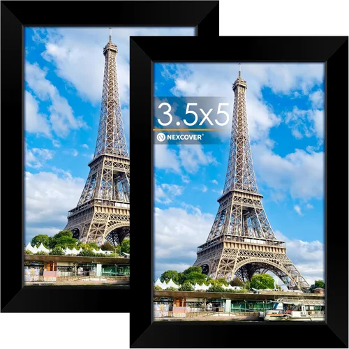 Vista 10 de NEXCOVER Portarretratos de 8.5 x 11 pulgadas, color negro, 10 unidades, marcos de fotos de 8.5 x 11 pulgadas con plexiglás HD inastillable, marcos