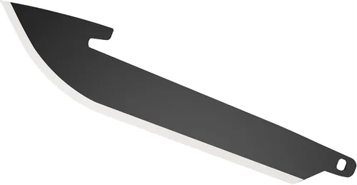 Vista 3 de OUTDOOR EDGE Paquete de cuchillas de punto de caída de 2.5" (negro, 6 cuchillas), código de hoja de compatibilidad 250