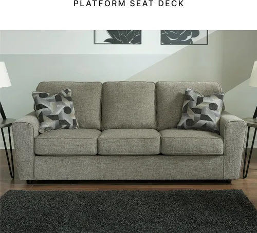 Vista 16 de Signature Design by Ashley Sofá Cascilla Casual, Gris Claro