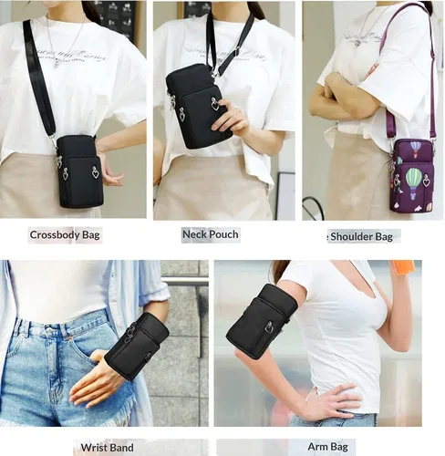 Vista 7 de Cartera para teléfono celular, bolsa cruzada para Samsung Galaxy S24 S23 Ultra S21 S22 S20 Plus Fe Note 20 A15 5G A25 A35 A05S A14 A13 A54 A71