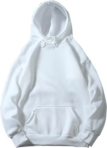 Vista 3 de Sudaderas con capucha para mujer, lisas, básicas, de gran tamaño, con bolsillo, ropa de otoño e invierno