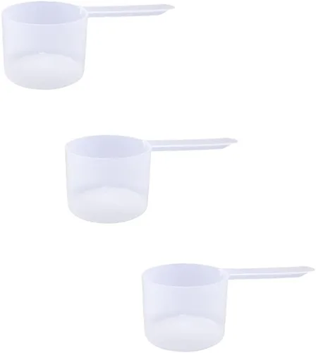 Vista 37 de Cuchara de plástico de mango largo, cucharas medidoras para polvos y gránulos, café, alimentos para mascotas, granos, proteínas, especias y otros