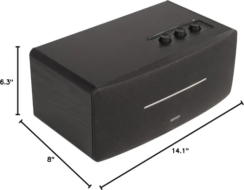 Vista 7 de Edifier D12 - Altavoces de computadora de escritorio integrados con Bluetooth 5.0, altavoz estéreo inalámbrico de mesa de 70 vatios RMS con salida