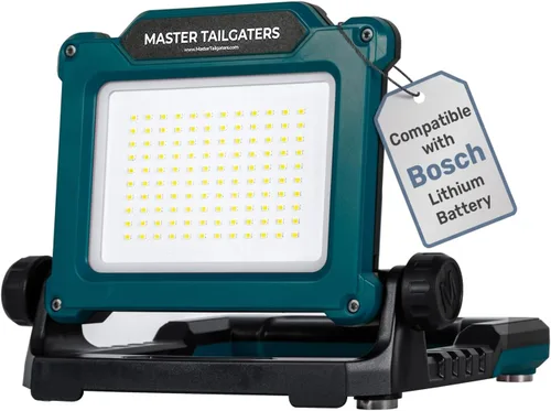 Vista 14 de Master Tailgaters FLUD 4000 Luz de Trabajo LED de Inundación Compatible con Baterías Black & Decker, Porter Cable, Stanley 18v-20v