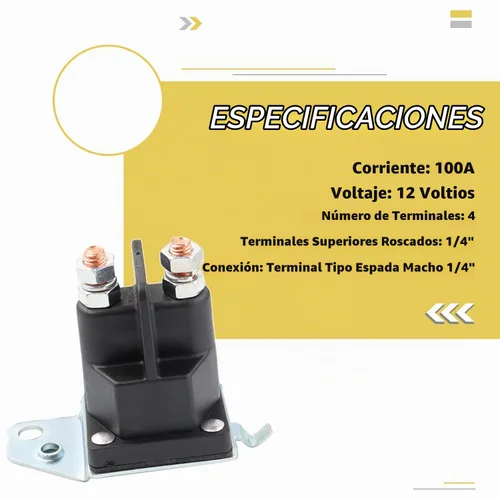 Vista 5 de El solenoide de arranque reemplaza 762-1261-211-50, 725-06153A