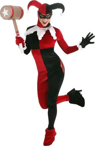 Vista 2 de Disfraz de Harley Quinn de lujo para mujer