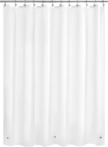 Vista 68 de Cortina de regadera para cabina de ducha 36x72, forro de cortina de regadera de plástico PEVA para baño, ligera e impermeable, 36 x 72, transparente