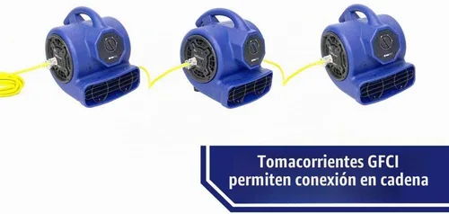 Vista 3 de OdorStop OS1000 -Removedora de aire CFM con salida GFCI, grado profesional