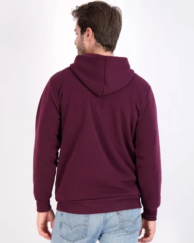 Vista 3 de Paquete de 3 sudadera con capucha de manga larga y cremallera completa para hombre, chaqueta atlética (disponible en tallas grandes y altas)
