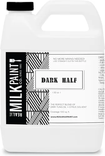 Vista 11 de Real Milk Paint Medio oscuro, aceite de tung oscuro y aceite de cáscara de naranja para acabado de madera, tablas de cortar, bloques de carnicería