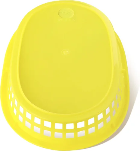 Vista 4 de New Star Foodservice Cestas de comida rápida, 10.5 x 7 pulgadas, juego de 36, amarillo