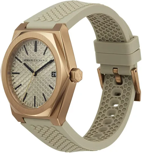 Vista 3 de AX Armani Exchange - Reloj de cuarzo para hombre con correa de acero inoxidable