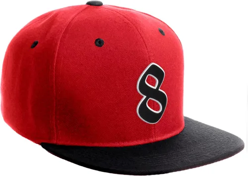 Vista 1184 de Daxton Gorra clásica con visera de billete plano con letras del alfabeto inglés antiguo de la A a la Z