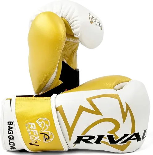Vista 10 de Guantes de boxeo RIVAL RFX-Guerrero-V para bolsa de entrenamiento, con relleno de espuma multicapa (HDEF), cuero premium, sistema Wrist Lock 2