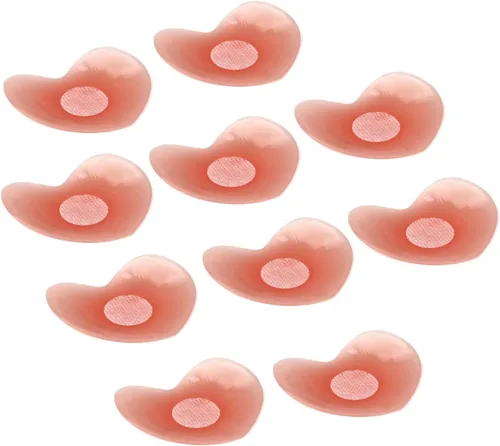 Vista 30 de ICEGIA Fundas para pezones para mujer, impermeables, reutilizables, ultra finas y adhesivas de silicona para pezones, pétalos