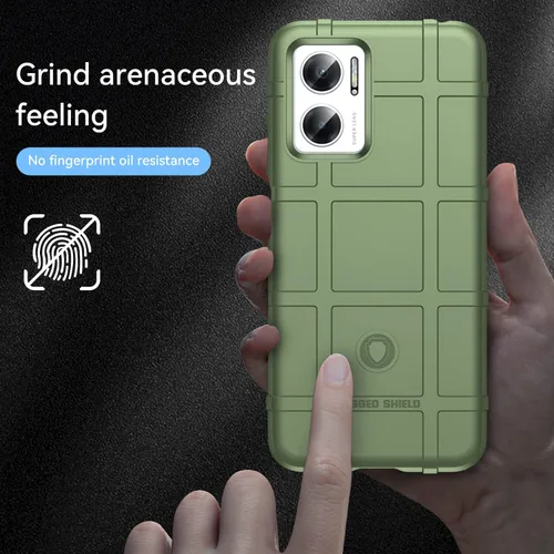 Vista 7 de Funda delgada para Redmi Note 11E 5G, funda resistente para Redmi 10 5G, funda protectora resistente con protección contra golpes de grado militar