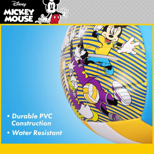 Vista 6 de Disney Mickey Mouse - Pelota de voleibol para niños, tamaño 4, Minnie Mouse, Donald Duck y Goofy, pelota de entrenamiento deportiva suave al tacto