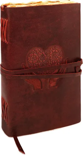 Vista 36 de Diario de cuero para mujeres y hombres, 200 páginas, 5 x 7 pulgadas, regalos para mujeres, diario de viaje, cuaderno de mujer, marcador de 7 chakras