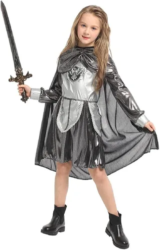 Vista 2 de Quenny Nuevos disfraces de cosplay de Halloween, disfraz de princesa guerrera armadura.