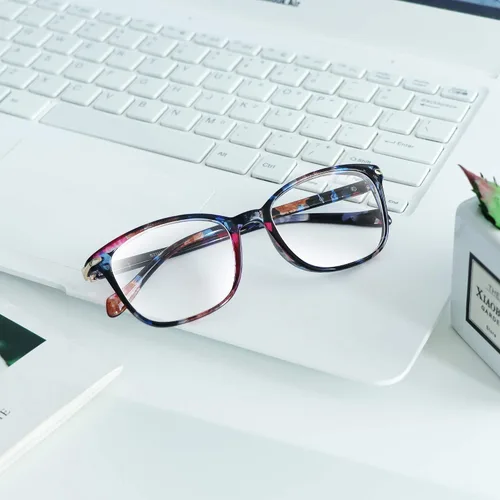 Vista 6 de VisionGlobal Gafas de bloqueo de luz azul antivaho para mujer, antifatiga ocular, lectura de computadora, gafas de TV