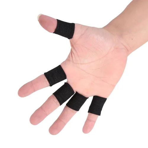 Vista 7 de 10 fundas para dedos, soporte para el pulgar para dedos, grietas de dedos, artritis de dedos, mangas para dedos