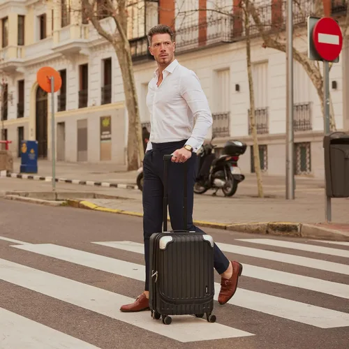 Vista 2 de LEVEL8 Grace Luggage, Negro -, Casual y de negocios