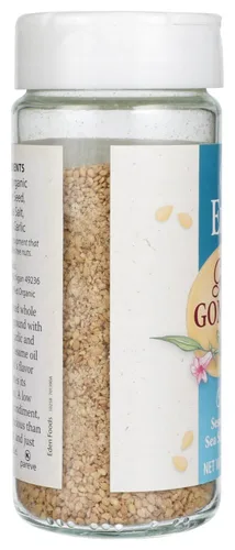 Vista 3 de Eden Foods Organic Garlic Gomasio - Sal de sésamo, 3.5 onzas - 6 por caja6