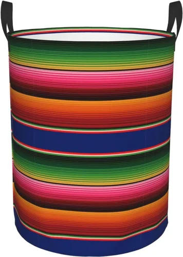 Vista 19 de Cesta de lavandería con diseño de estrellas de mar y flores, impermeable, plegable, con asa duradera, cesta de almacenamiento de ropa sucia redonda