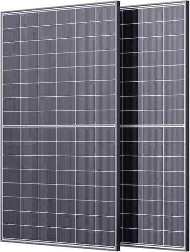 Vista 11 de Panel solar bifacial de 450 W, monocristalino tipo N 16BB, doble vidrio, diseño de módulo dual antisombra, hasta 25.6% de eficiencia de conversión
