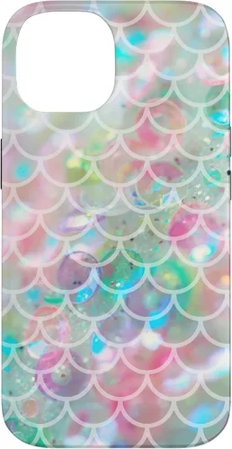 Vista 4 de Funda para iPhone 16 Mermaidcore Aesthetic Scales Ombre Pastel Sirencore