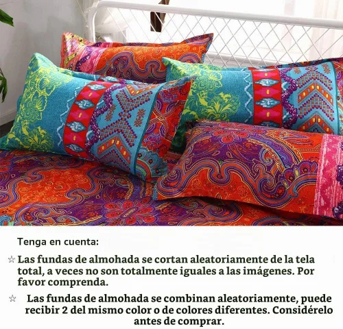 Vista 5 de Omelas - Juego de funda de edredón de estilo bohemio
